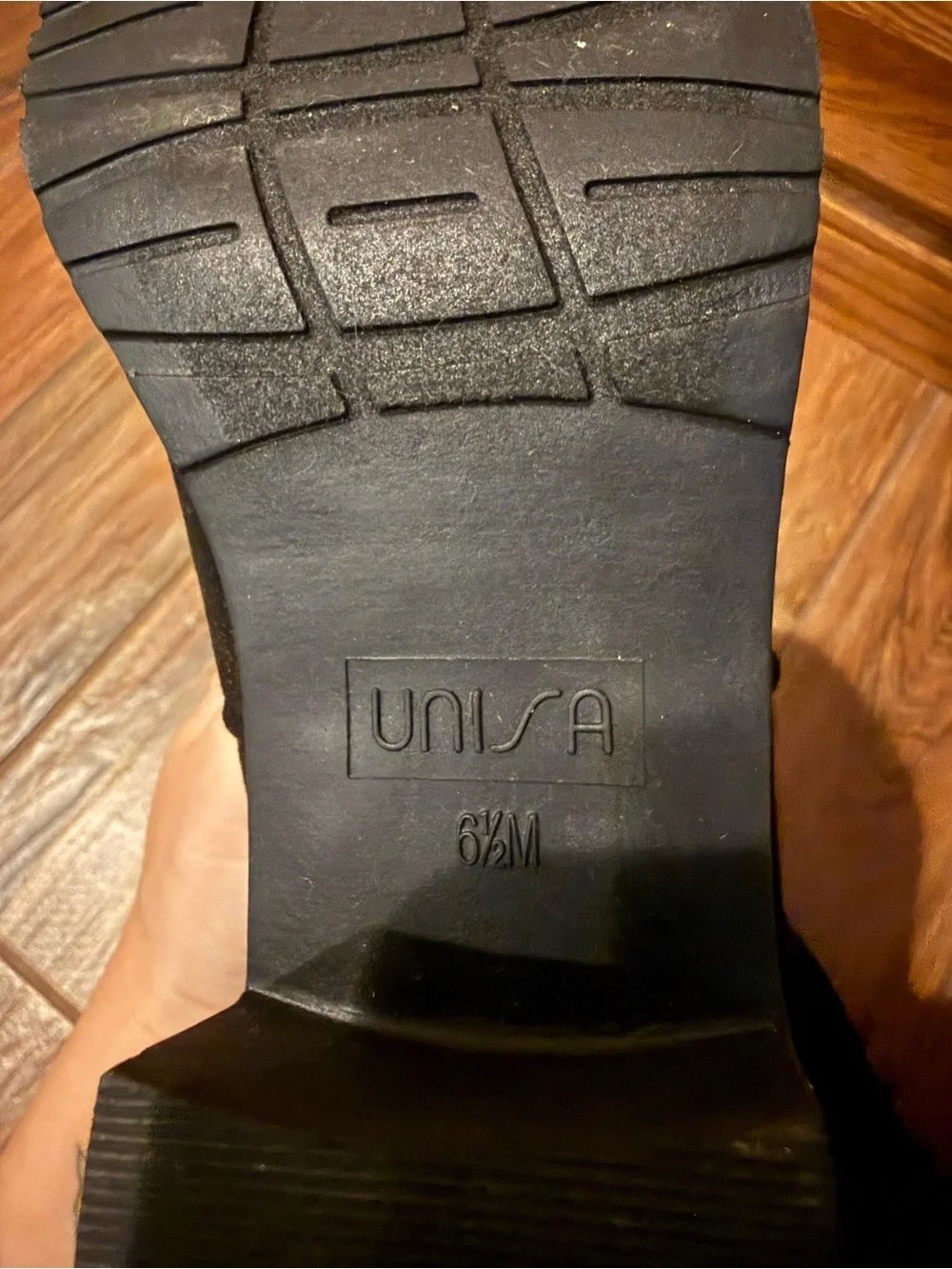 Unisa Black Over-the-Knee Stretch Boots
